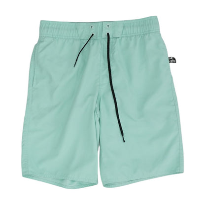 Green Solid Swim Shorts