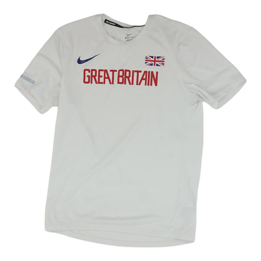 White Great Britain Active T-Shirt