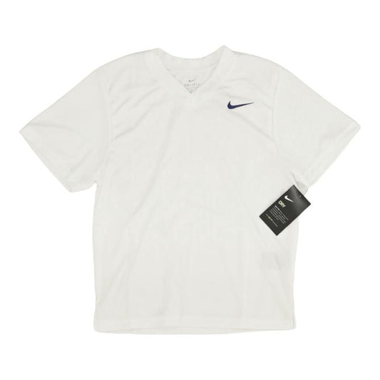 White Solid Active T-Shirt