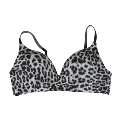 Black Animal Print Bra