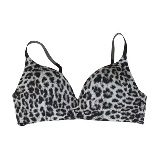 Black Animal Print Bra