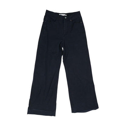 Navy High Rise Wide Leg Jeans