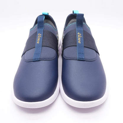 Classic Comfort Nursing Navy Slip On Athletic Shoes