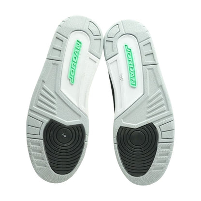 Jordan 3 Retro Black Leather High Top Athletic Shoes