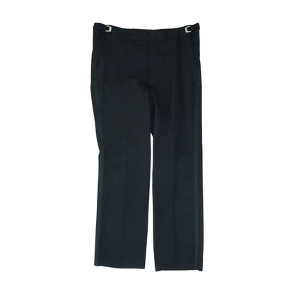 Black Solid Dress Pants