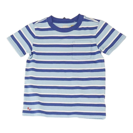 Blue Striped Crewneck T-Shirt