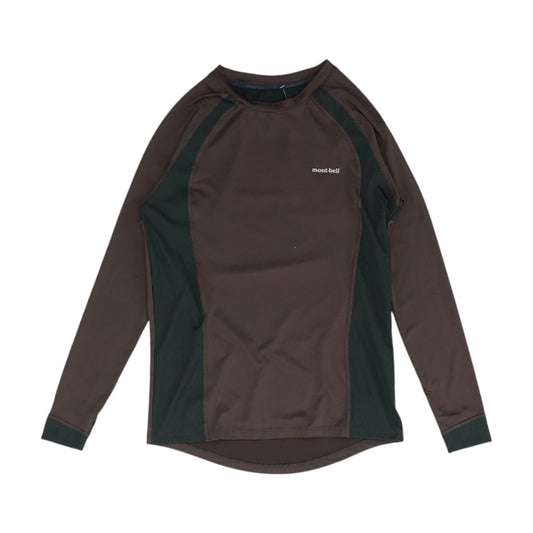 Brown Color Block Active T-Shirt