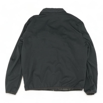Black Solid Puffer Jacket