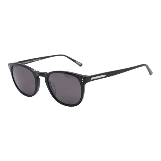 Black The District Round Sunglasses