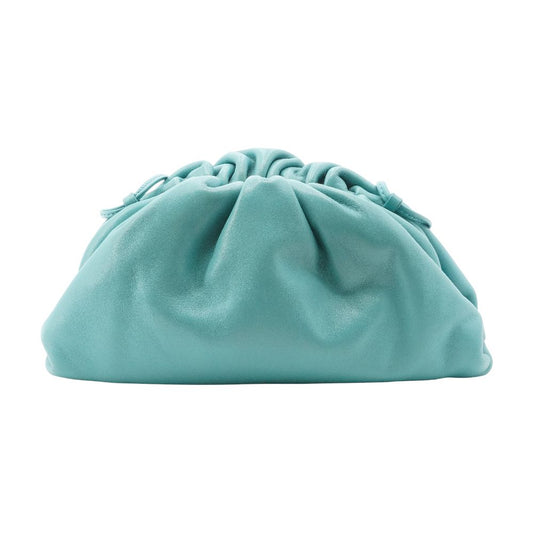 Blue Green Mini Pouch in Butter Calf Leather