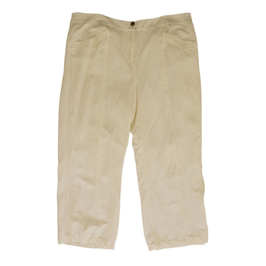 Ivory Solid Pants