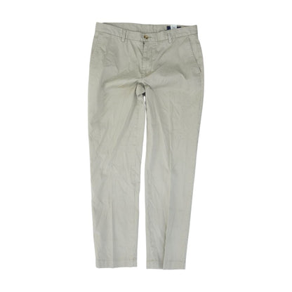 Brown Solid Chino Pants