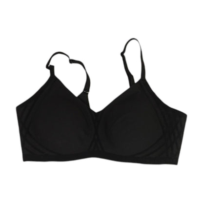 Black Solid Bra