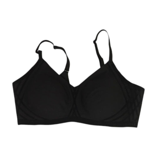 Black Solid Bra