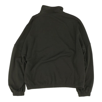 Black Solid Active Pullover