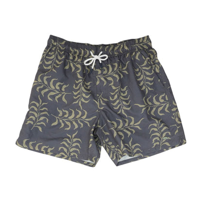 Green Graphic Swim Shorts