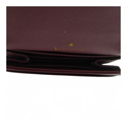 Burgundy Compact Wallet