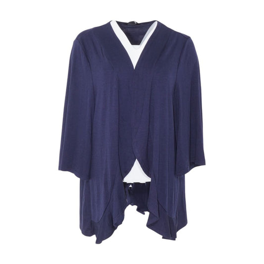 Navy Plus Cardigan Sweater