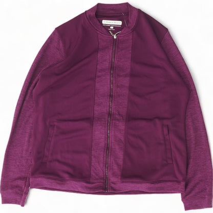 Purple Solid Lightweight Jacket