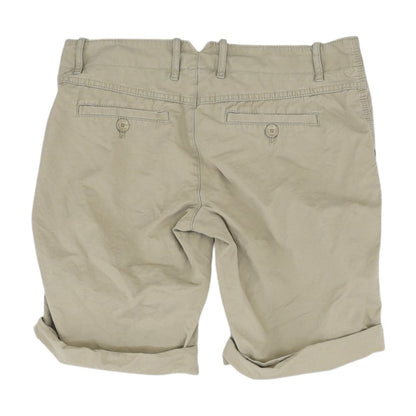 Khaki Solid Chino Shorts