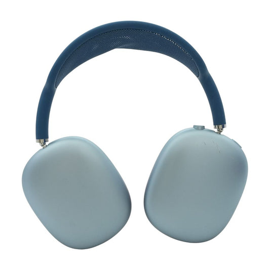 Sky Blue Airpods Max (Lightning) with Red Earpads