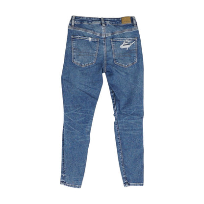 Blue High Rise Skinny Leg Jeans