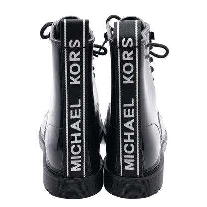 Tavie Lug Black Rain Boots