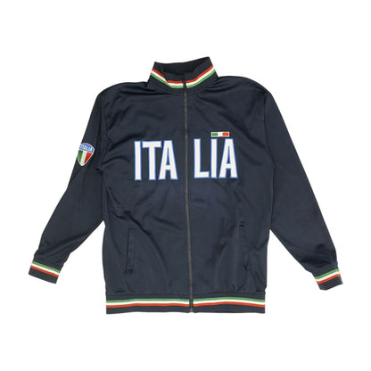 Navy Embroidery Detail Jacket