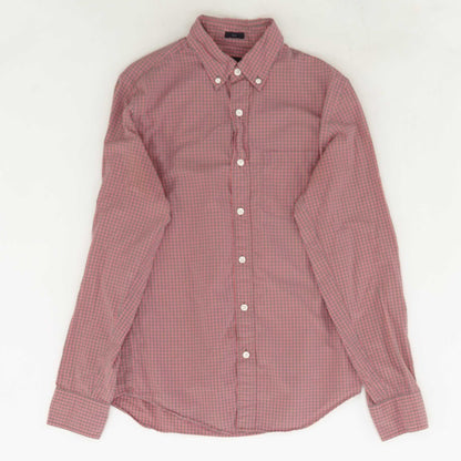 Pink Check Long Sleeve Button Down