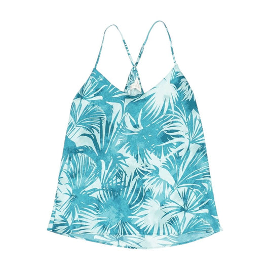 Blue Tropical Pajama Top
