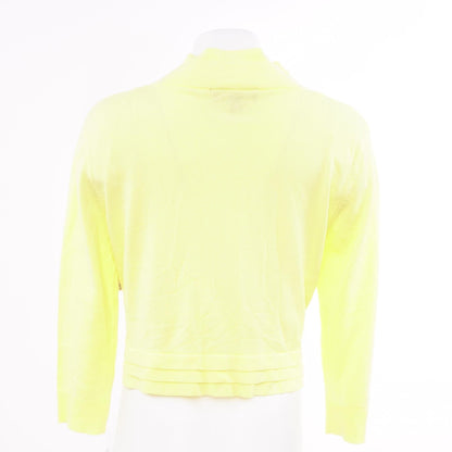 Yellow Solid Cardigan Sweater