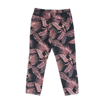 Black Tropical Casual Pants
