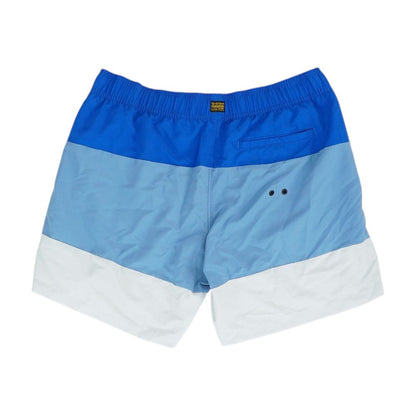 Blue Color Block Swim Shorts