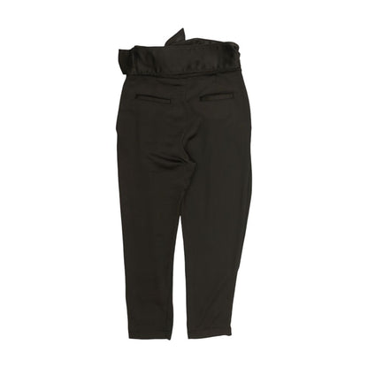 Black Solid Pants