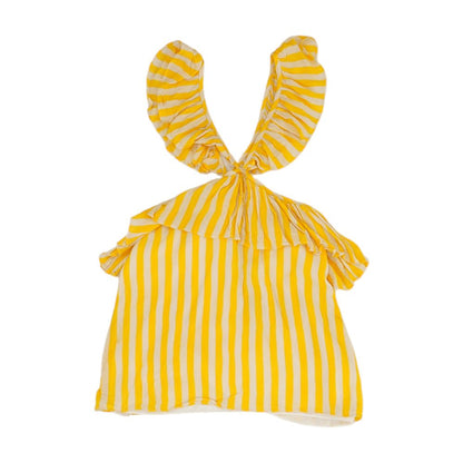 Yellow Striped Blouse