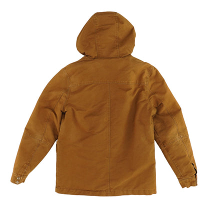 Brown Solid Lightweight Jacket