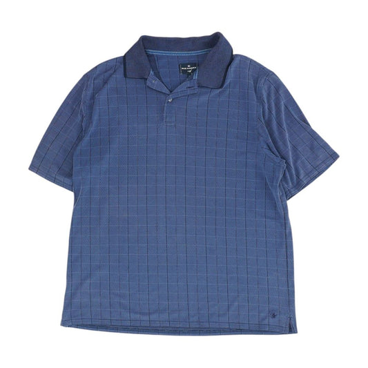 Blue Check Short Sleeve Polo