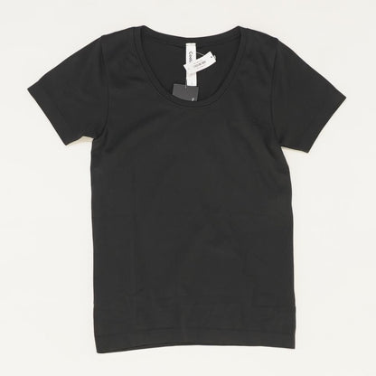 Black Solid Active T-Shirt