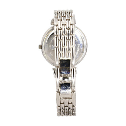 Women's Silver Tone Crystal Bezel Stainless Steel Watch