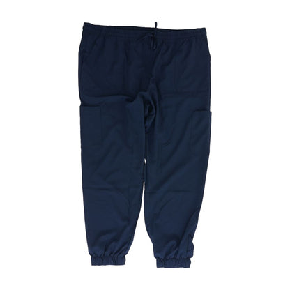 Navy Solid Scrub Pants