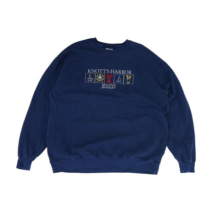 Navy Plus Embroidery Detail Active Pullover