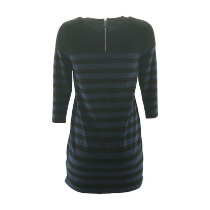 Black Striped Mini Dress