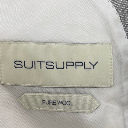 Gray Wool 2pc Slim Fit Suit