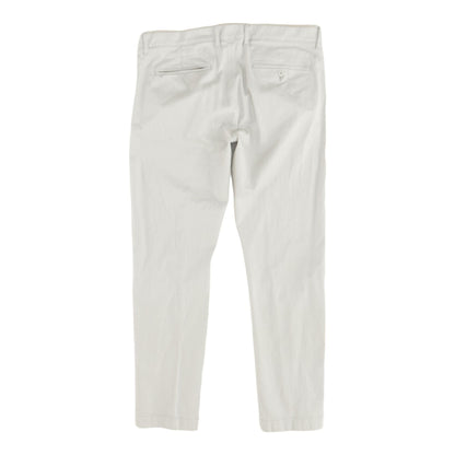 Ivory Solid Chino Pants