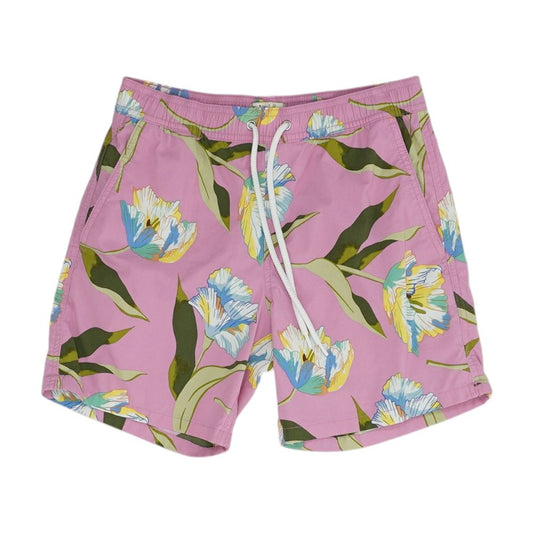 Pink Floral Swim Shorts