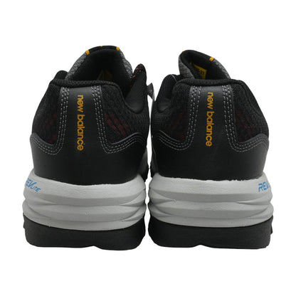 589 Rev Lite Black Leather Low Top Athletic Shoes