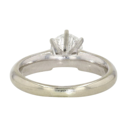 .90 Ct Platinum Six Prong Diamond Solitaire Engagement Ring