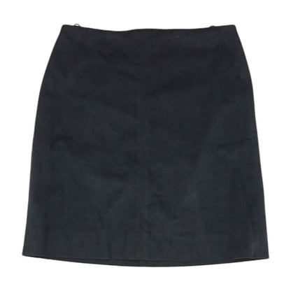 Navy Solid Mini Skirt