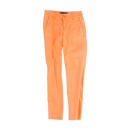 Orange Solid Pants