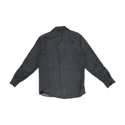 Navy Misc Long Sleeve Button Down